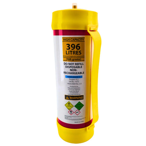 Oxygen disposable gas cylinder - 3.3L