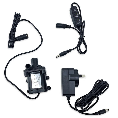 Magnetic Drive Pump DC 12v (3-12v) with timer and power supply (Non Variable)