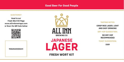 JAPANESE LAGER Fresh work Kit