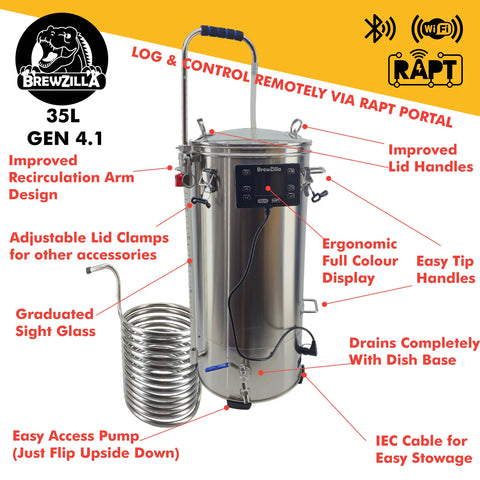 Brewzilla Gen 4.1 - 35 litre brewing system
