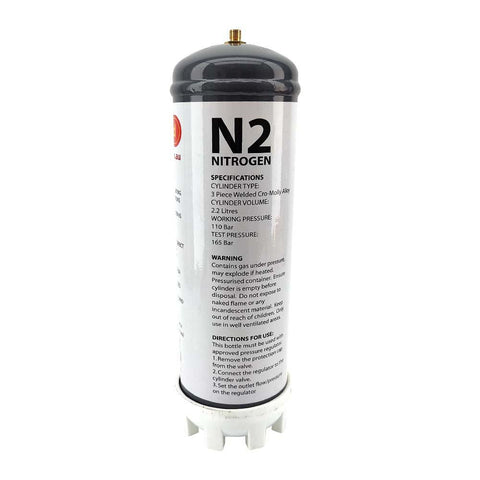 Nitrogen Disposable Gas Cylinder 2.2 ltre