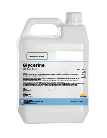 Glycerine - Organic 100% food grade 1 litre -20 litre