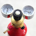 Oxygen Regulator for disposable bottles - M12 thread