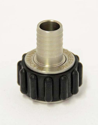 QuickConnector 1/2 NPT, 1/2" straight barb