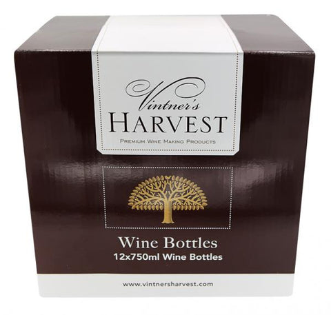 Vinters Harvest green claret wine bottles