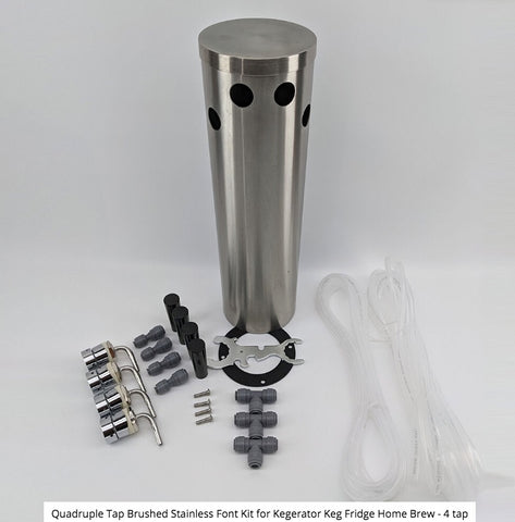 Font Kit Quadruple - Stainless steel