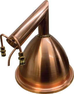Pure Distilling Copper Dome and Condenser (extras included)