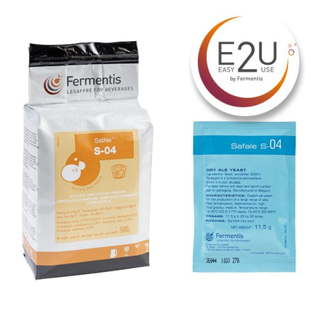 Fermentis Safale S04 11gm & 500gm sachets