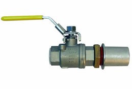 Ball Valve with bulkhead (for kettle)