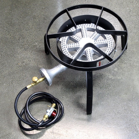 High Pressure LPG/Propane Burner, Stand and regulator