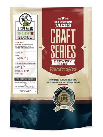 Mangrove Jack's Irish Stout with golding hops