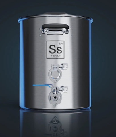 SS BREWTECH KETTLE NO 10 with TRI CLAMP FITTINGS