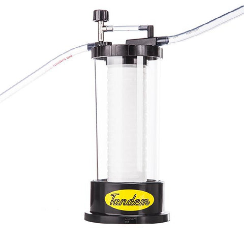 Tandem vacuum filter housing for Enolmatic