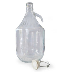 5 litre Demijohn with swing clip lid