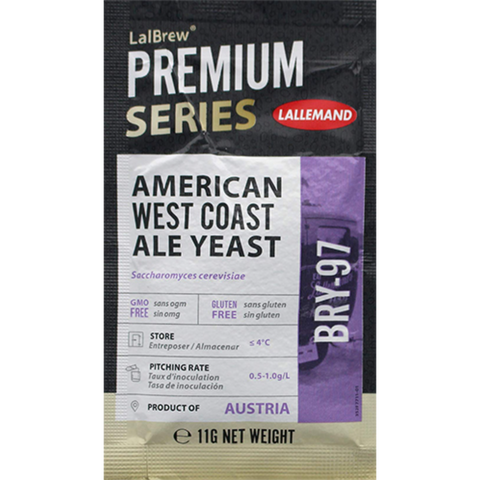 American Ale Yeast BRY-97.  11gm and 500gm sachets