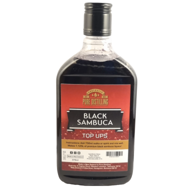 Pure Distilling Top up Black Sambucca premix