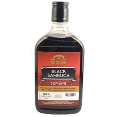 Pure Distilling Top up Black Sambucca premix