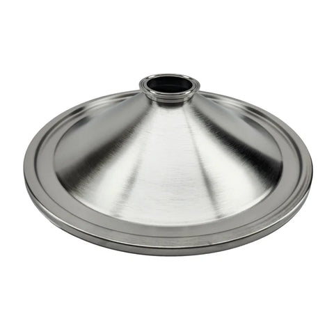 Distillation lid with tri clover fitting