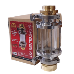 Pure Distilling sight glass adapter - 49mm lid hole