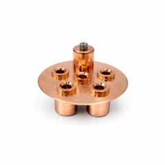 Copper Bubble Plaltes - Triclover 4"