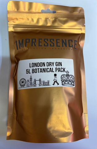 Impressence LONDON DRY GIN botanical pack