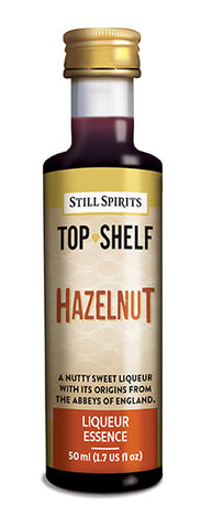 Top Shelf Hazelnut liqueur
