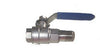 Ball Valve 2 piece, 1/2" full bore