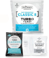Still Spirits Turbo Pack (8kg yeast, carbon and turbo clear) from $13.50 set