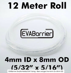 EVABarrier Beer Line 12 metre roll (4mm I.D X 8MM OD)