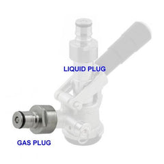 Ball Lock Adapter for Keg coupler (GAS)