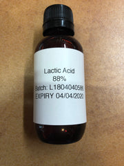 Lactic Acid 100ml and 1 litre bottles