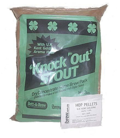 BettABrew® KnockOut Stout (with Kent Golding Hops)