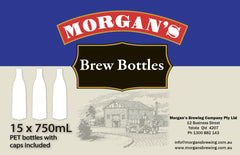 Morgan's PET bottles with caps