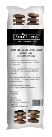 FRENCH oak infusion spirals