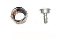 Shank hex nut and hose barb