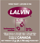Lalvin D 47 wine yeast (5gm sachet)