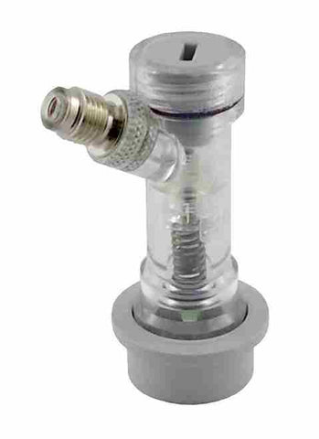 Clear Disconnect ball lock..gas with check