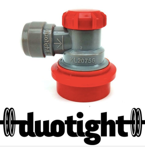 Duotight Ball Lock Disconnect (Grey and Red/GAS))