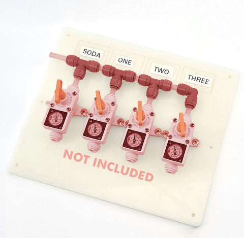 Duotight Regulator Board (4 regulators)