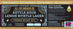 Lemon Myrtle Lager (kettle sour)