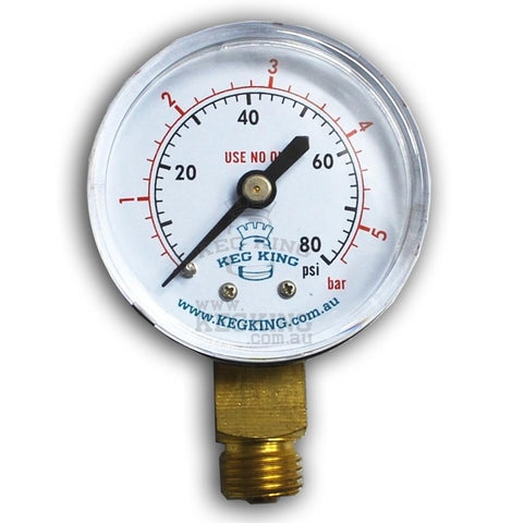 Low Pressure gauge for Keg King regulators