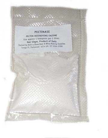 Pectinase (pectin destroying enzyme) 75gm