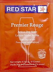 Red Star Premier Rouge winemaking yeast