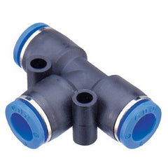 Push to fit.  (T union) 8 & 10mm